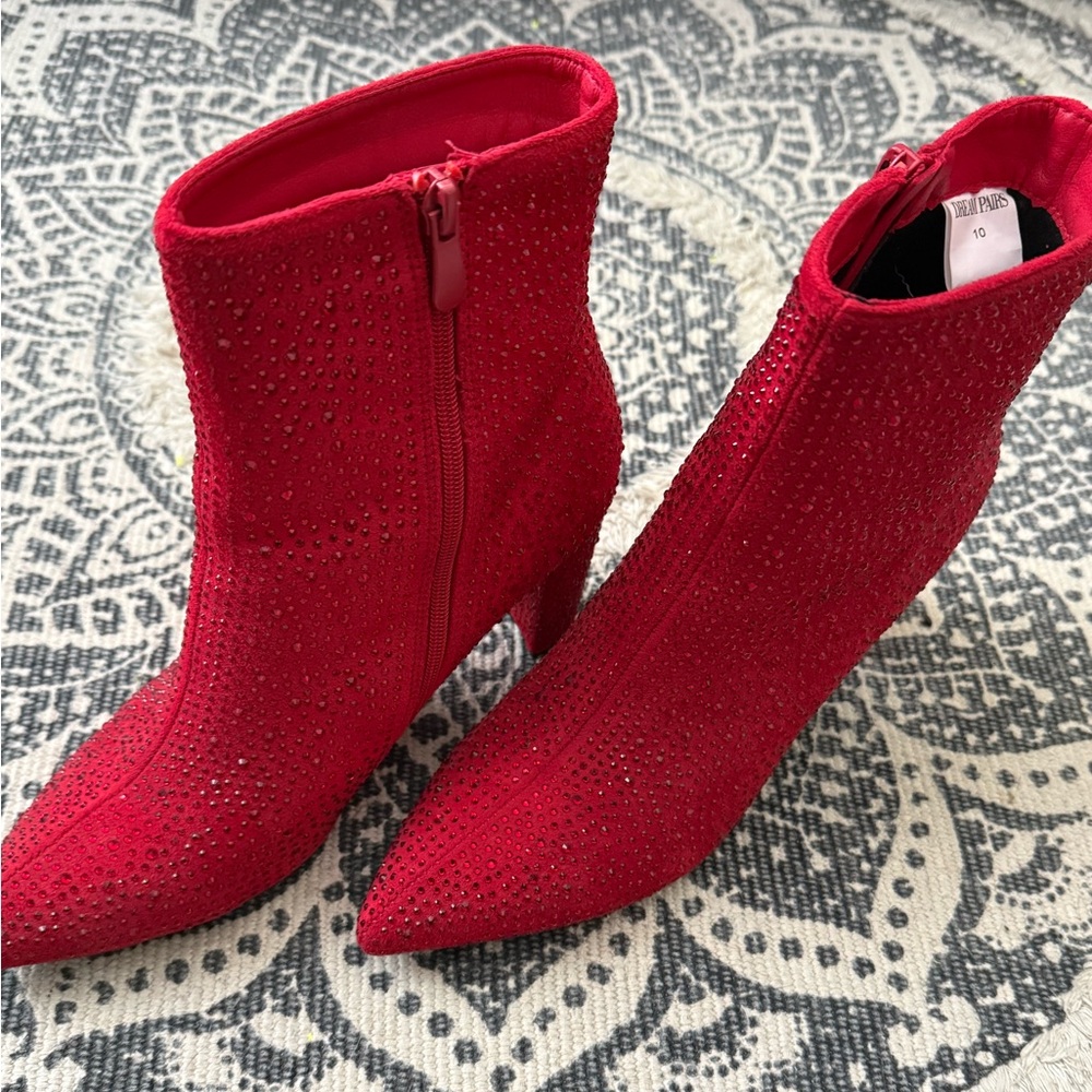 Rhinestone Booties - Picture 2 of 6